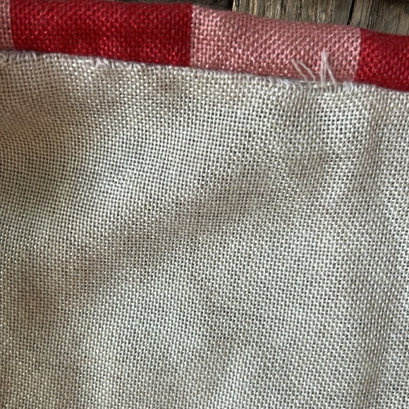 Christmas Pillow Shams Square Set of 4 Red, natural, green - Picture 7 of 7